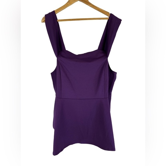 NWT Torrid 4x Plum Peplum top - Picture 1 of 8